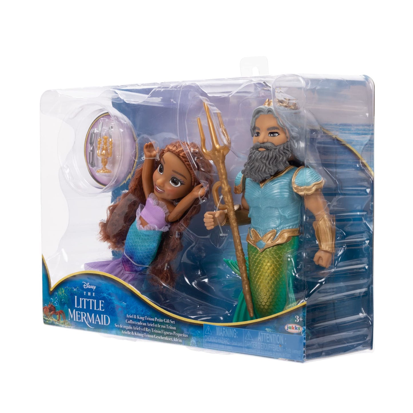 Little Mermaid - Live Action - 6" Petite Ariel And Triton Set  /Toys
