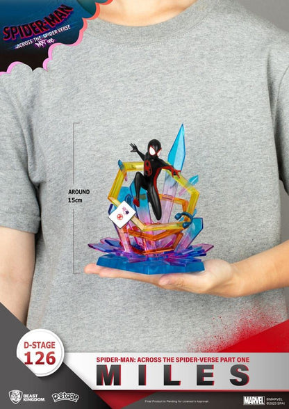 Marvel D-Stage Diorama Spider-Man Across the Spider-Verse Part One-Miles 15cm