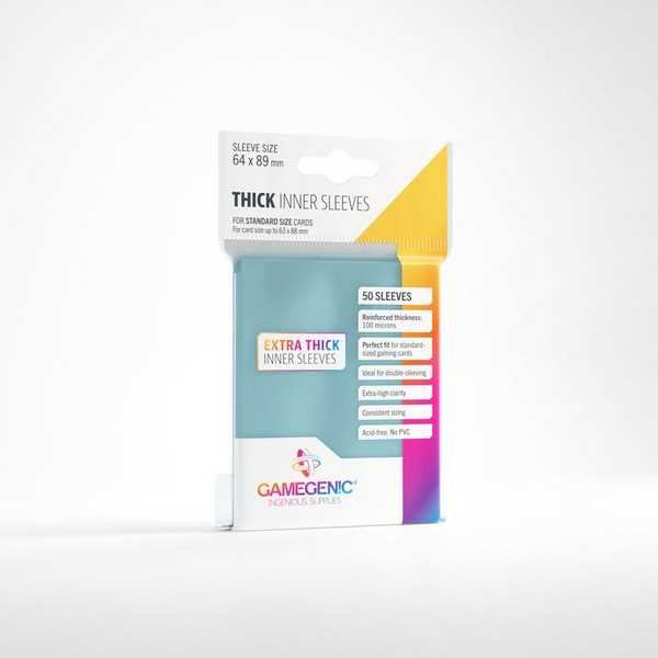 UNIT Gamegenic Prime Retro Card Sleeves: Clear (50ct)
