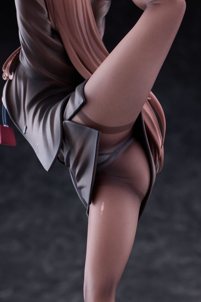 Original Character PVC Statue 1/6 OL-chan Who Doesn't Want to Go to Work White V