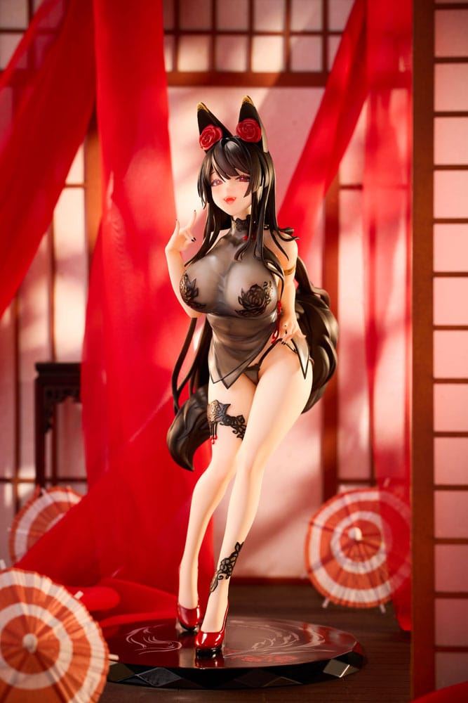 Original Character PVC Statue 1/6 Rose Fox Girl Blooming in Midwinter Illustrate