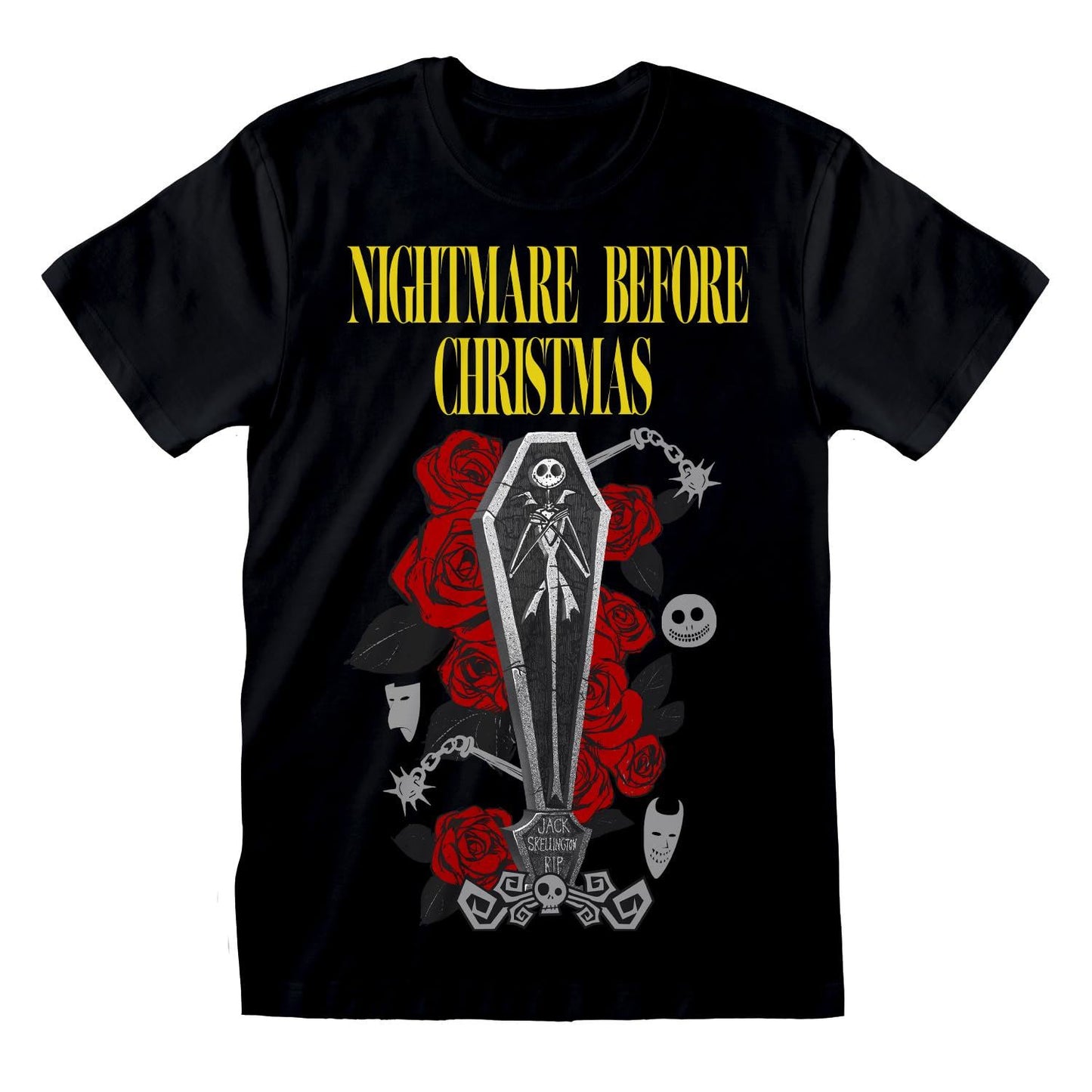 Nightmare Before Christmas T-Shirt Jack Coffin Size XL