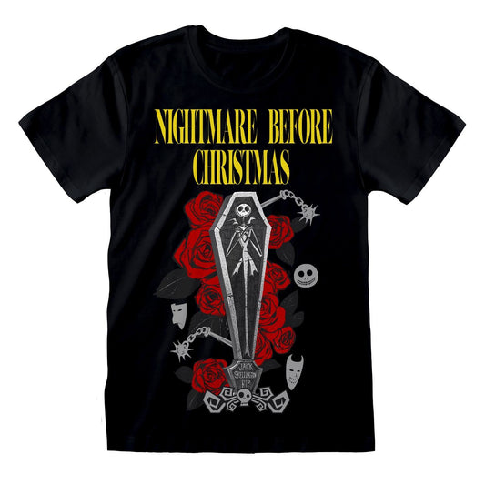 Nightmare Before Christmas T-Shirt Jack Coffin Size XL