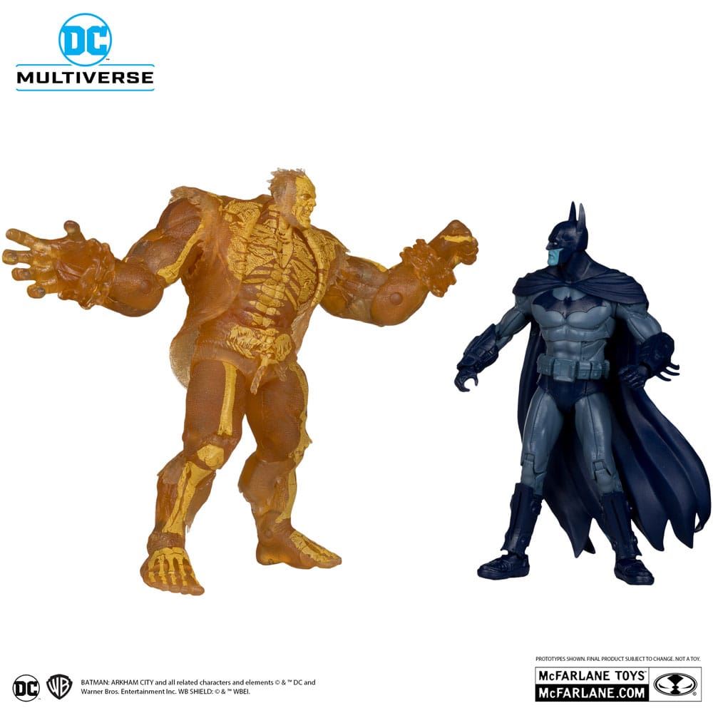 Arham City DC Multiverse Figure 2-Pack Batman & Solomon Grundy Gold Label 18cm
