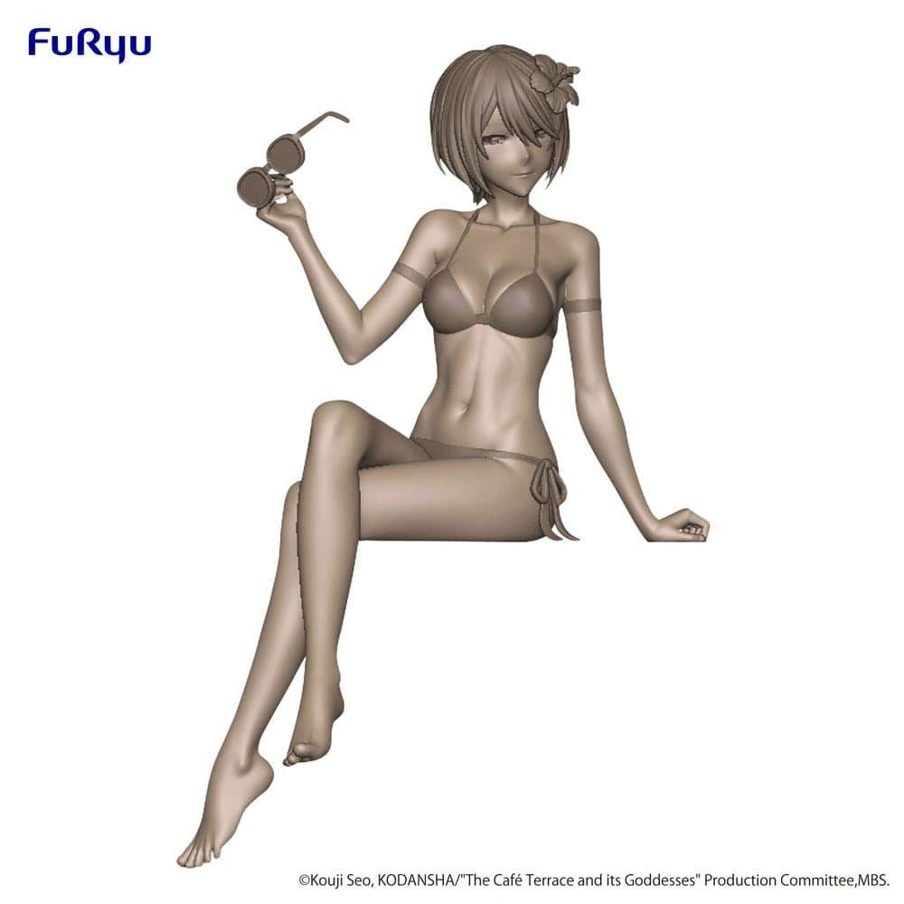 The Caf? Terrace and Its Goddesses Noodle Stopper PVC Statue Akane Hououji 14 cm
