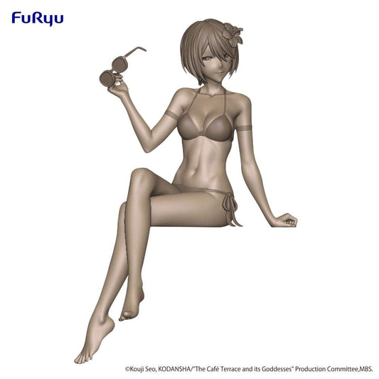 The Caf? Terrace and Its Goddesses Noodle Stopper PVC Statue Akane Hououji 14 cm
