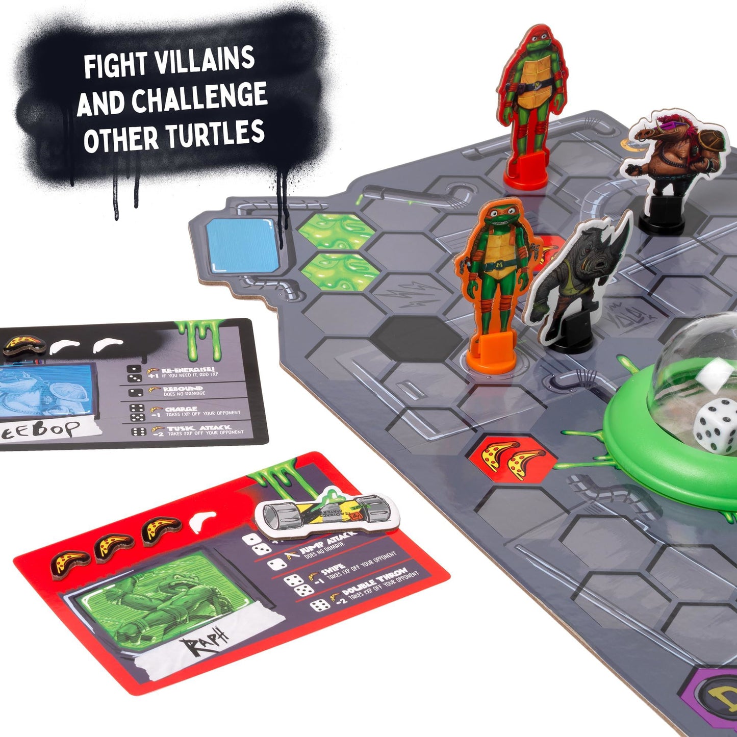 Ideal - TMNT Sewer Battle Pressmatic Game /Boardgames