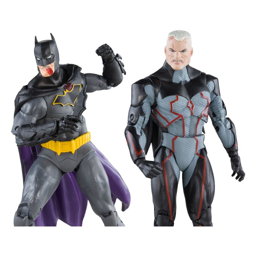 DC Collector Figures Pack of 2 Omega Unmasked & Batman Bloody)(Gold Label 18cm