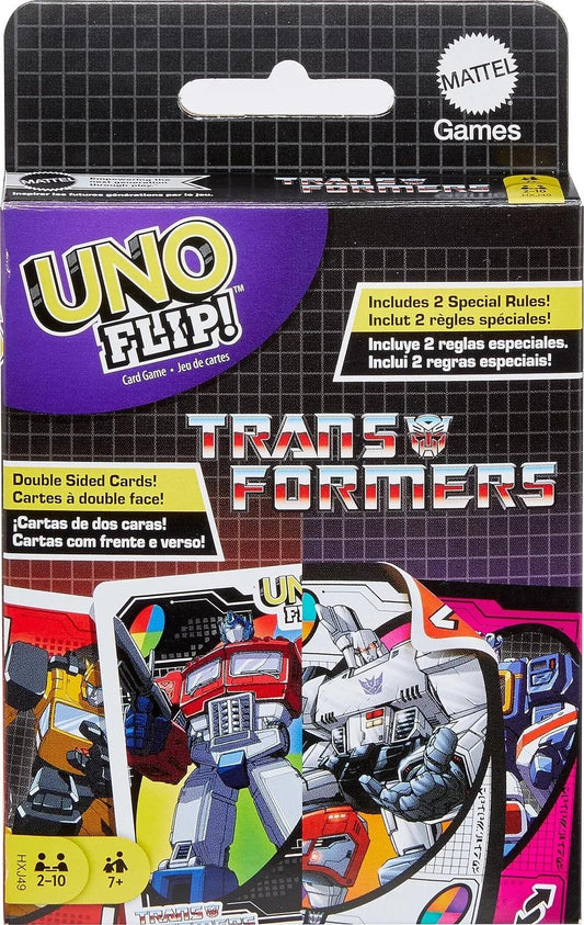 Transformers UNO Flip! Card Game