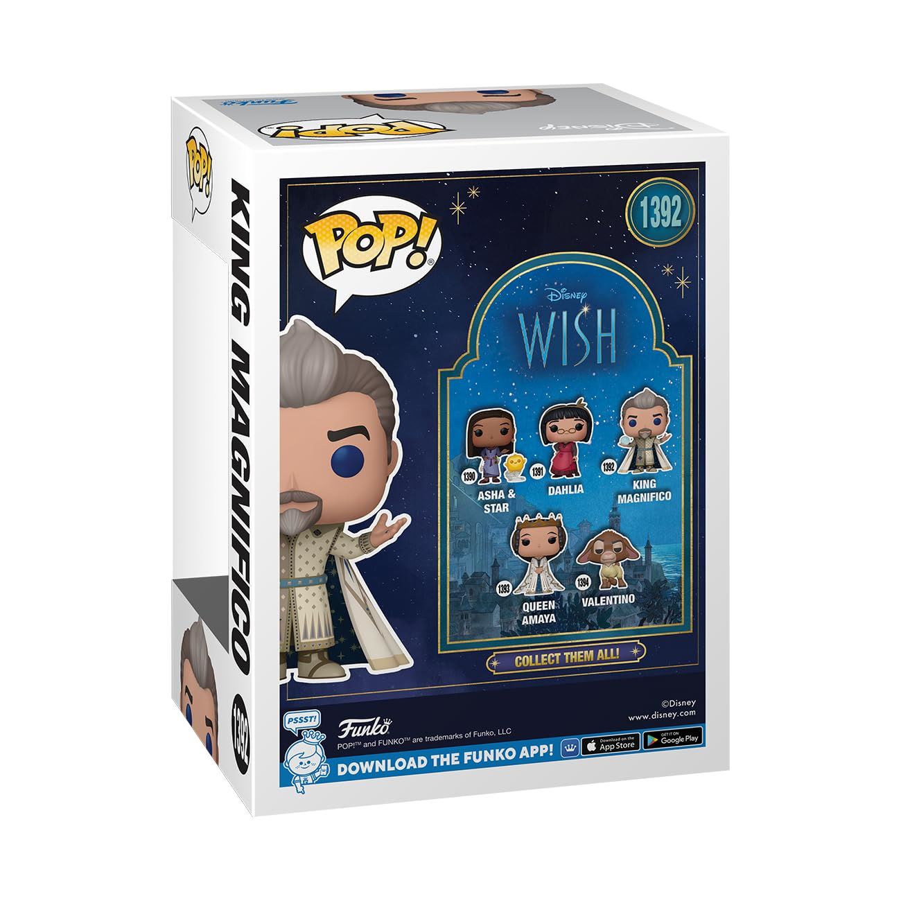 Wish POP! Disney Vinyl Figure King Magnifico 9 cm