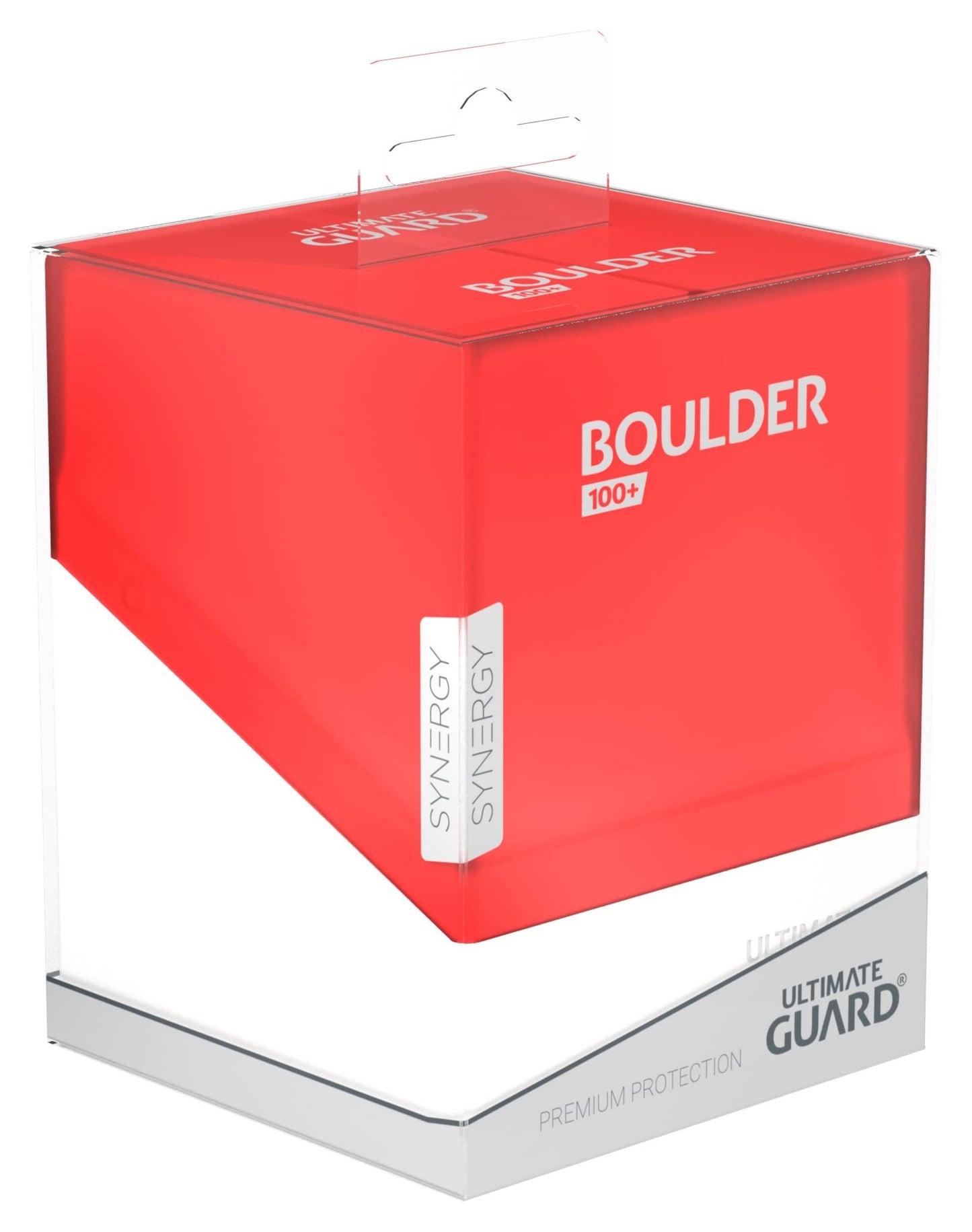 Ultimate Guard Boulder Deck Case 100+ SYNERGY Red/White