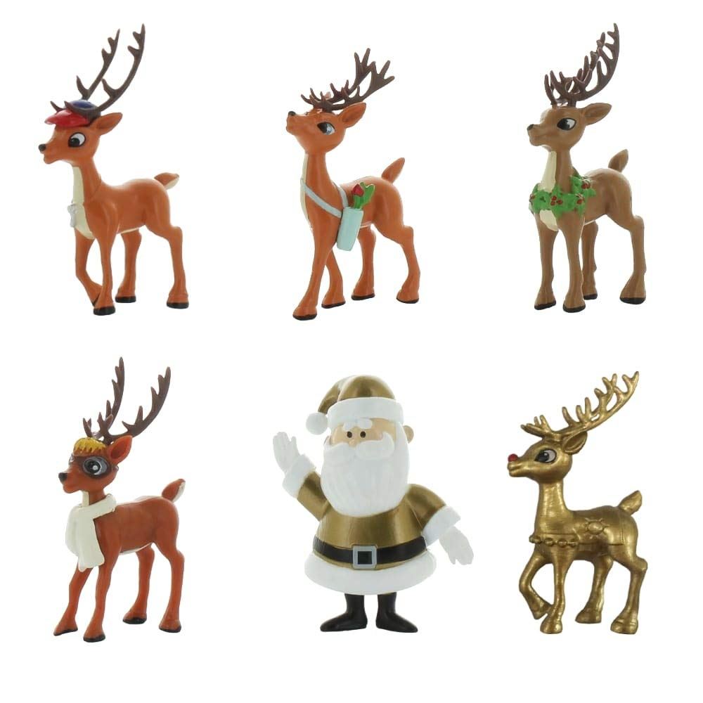 TEAM Rudolph Reindeer Stocking Foilbag 18 piece CDU (series 1.5) / Toys