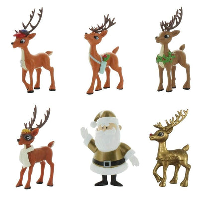TEAM Rudolph Reindeer Stocking Foilbag 18 piece CDU (series 1.5) / Toys
