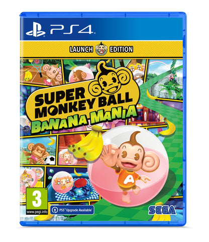 Super Monkey Ball Banana Mania - Launch Edition /PS4 *New & Sealed*