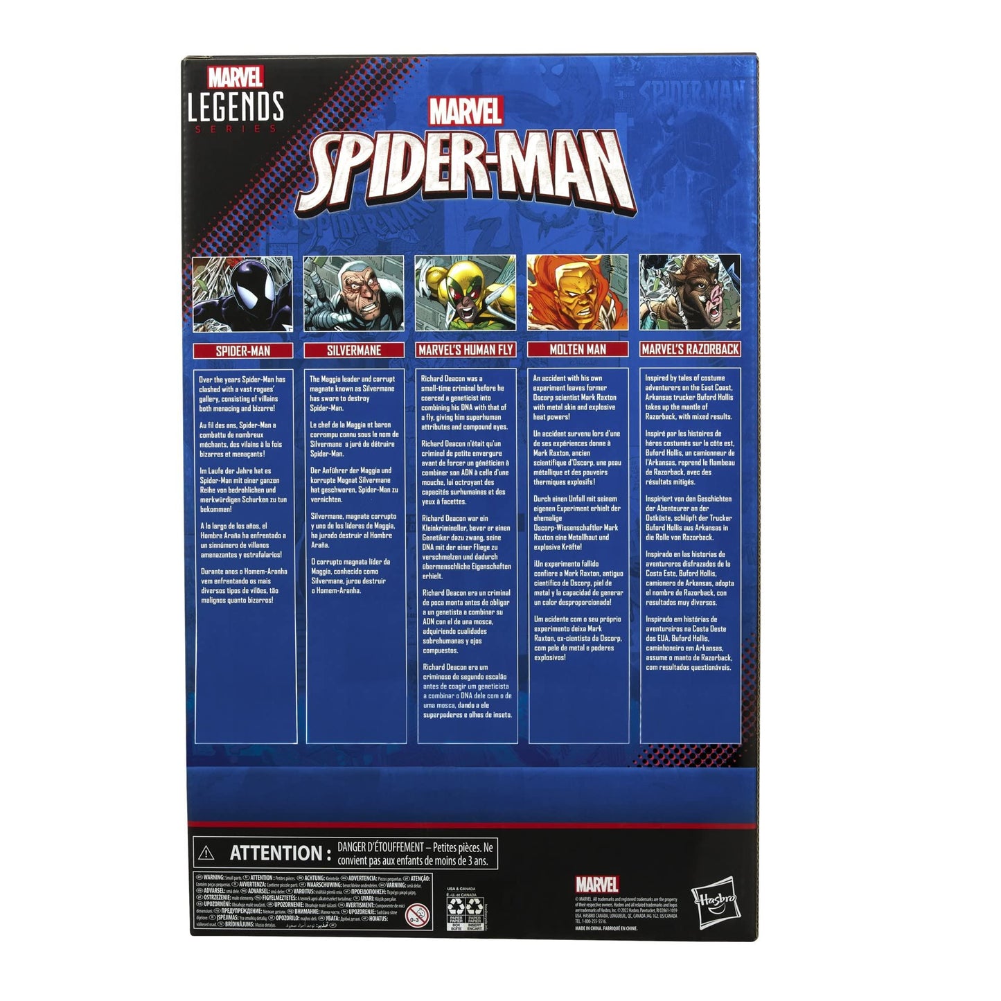 Spider-Man Marvel Legends 5-Pack Spider-Man Silvermane 15cm