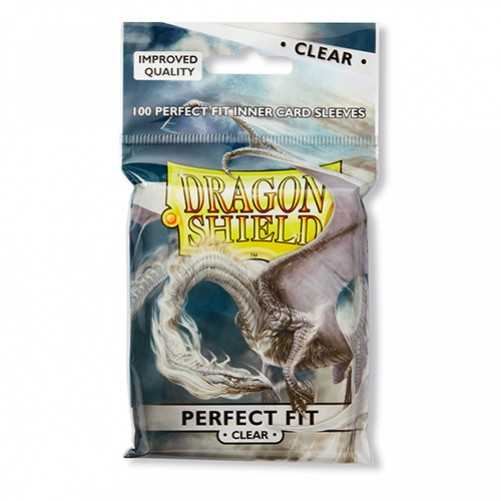 UNIT  Dragon Shield Perfect Fit (Toploading) - Clear/Clear (100 ct. in bag)
