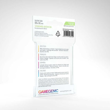 UNIT Gamegenic MATTE Standard American- Sized Boardgame Sleeves 59 x 91 mm (50 c