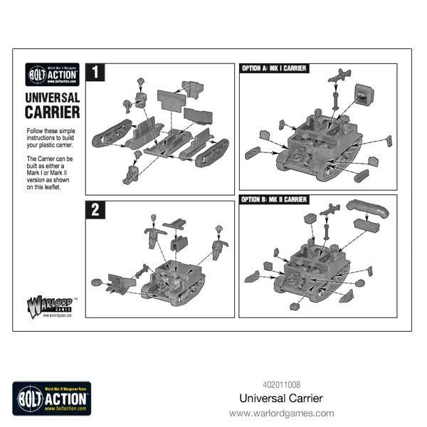 Universal Carrier Indies Merchandise