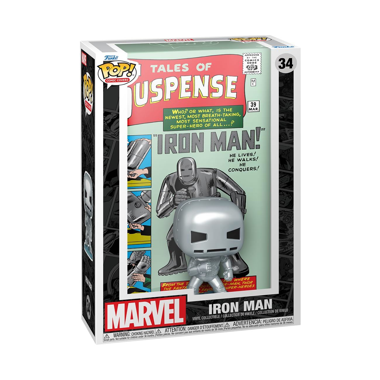 Marvel POP! Comic Cover Vinyl Figure Tales of Suspense #39 9 cm
