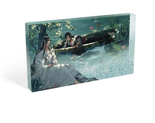 Grandmaster of Demonic Cultivation Acryl Block with Glitter Wei Wuxian & Lan Wan