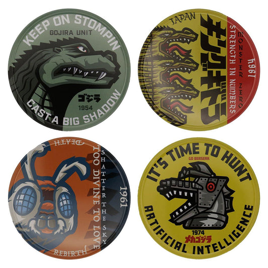 Godzilla Coaster 4-Pack