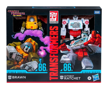 Transformers Movie Studio Series Deluxe 2-Pack Brawn & Ratchet 11cm