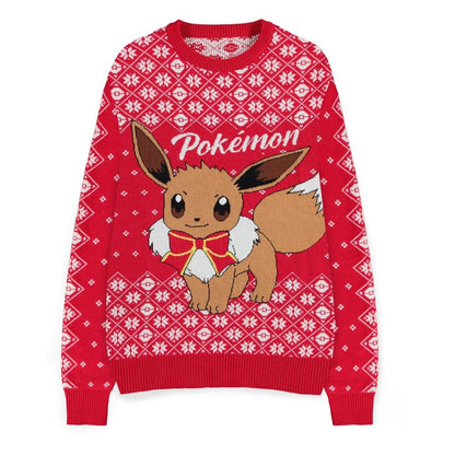 Pok?mon Sweatshirt Christmas Jumper Eevee Size S