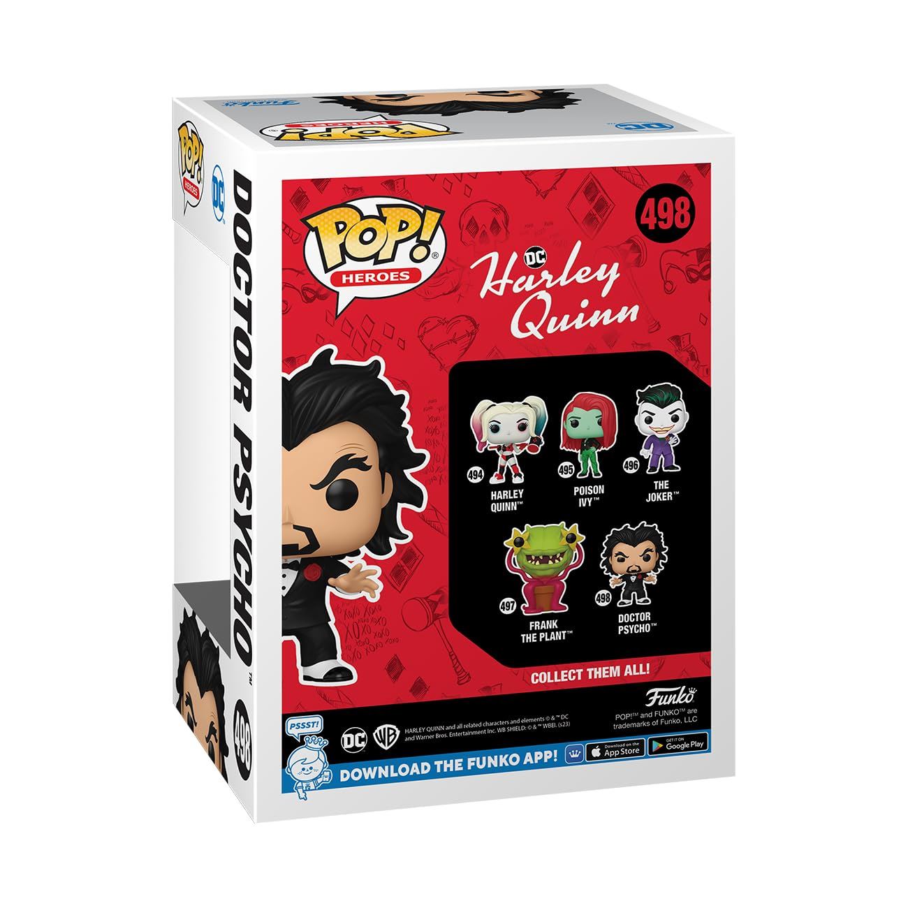 Harley Quinn Animated Series POP! Heroes Vinyl Figure Doctor Psycho 9 cm