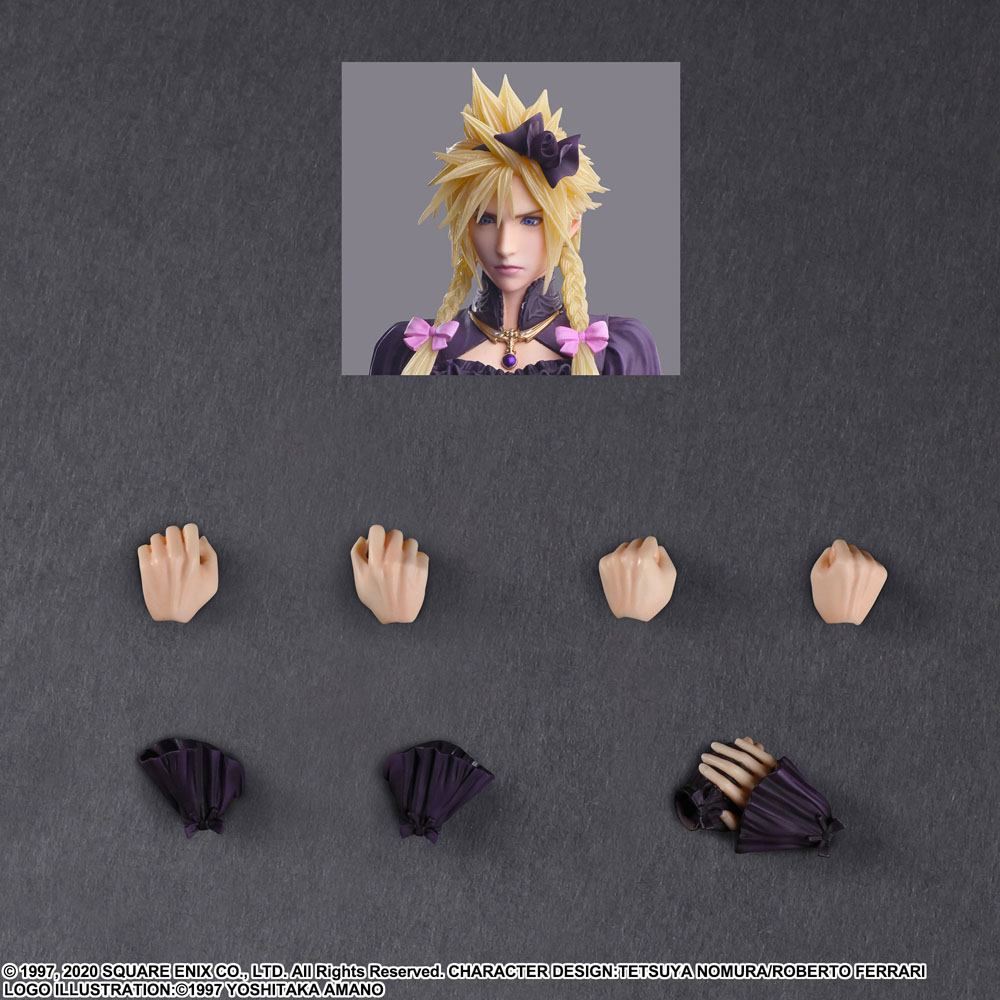Final Fantasy VII Remake Play Arts Kai Action Figure Cloud Strife Dress Ver. 28