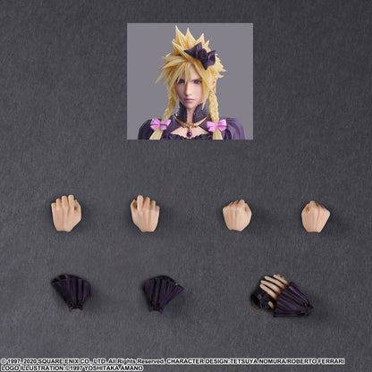 Final Fantasy VII Remake Play Arts Kai Action Figure Cloud Strife Dress Ver. 28