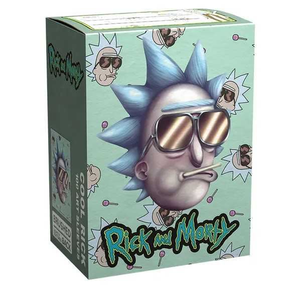 Rick & Morty - Cool Rick - Brushed Art Sleeves - Standard Size (100ct)