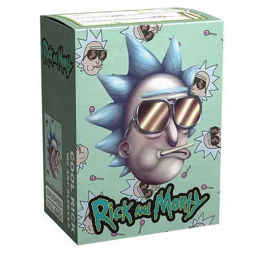 Rick & Morty - Cool Rick - Brushed Art Sleeves - Standard Size (100ct)