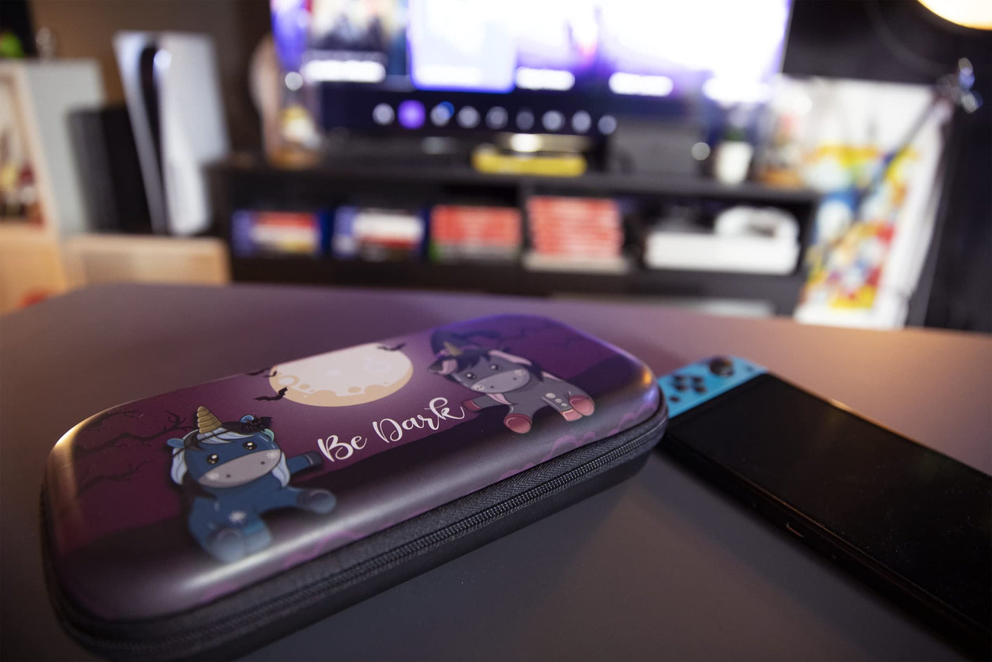 Konix Unik Switch Protective Carry Bag (Unicorn Be Dark) /Switch