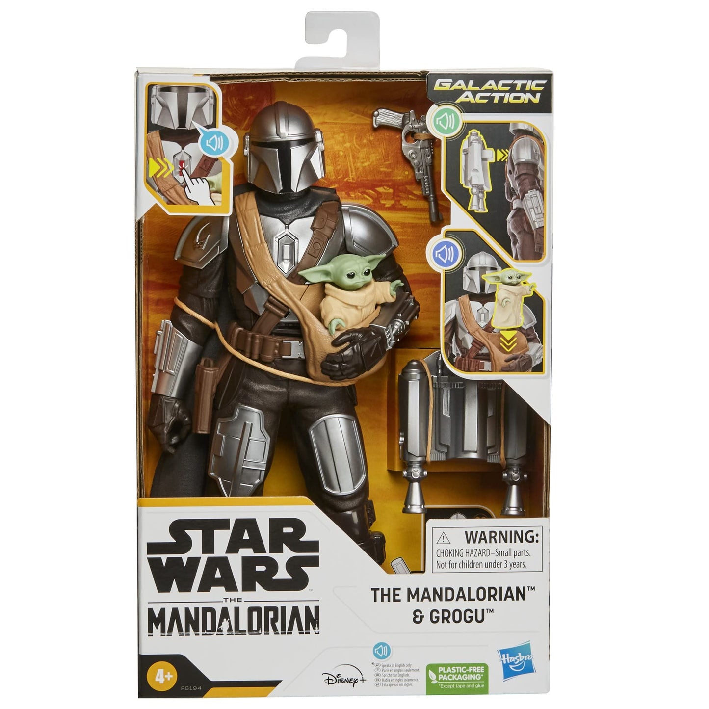 Star Wars - Galactic Action - The Mandalorian - The Mandalorian and Grogu /Toys