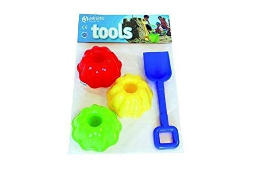 Adriatic - Shovel and 3 Shapes Playset - Multi-coloured /Toys