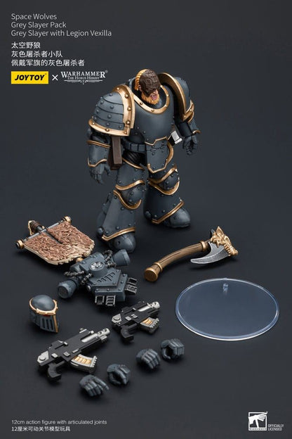 Warhammer The Horus Heresy Action Figure 1/18 Space Wolves Grey Slayer Pack Grey