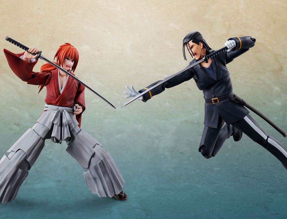 Rurouni Kenshin Meiji Swordsman Romantic Story S.H. Figuarts Hajime Saito 17cm