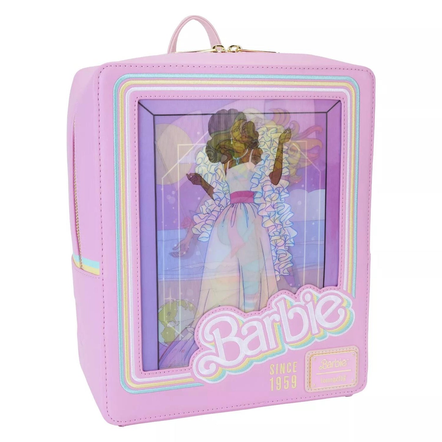 Mattel by Loungefly Backpack Mini Barbie 65th Anniversary Doll Box