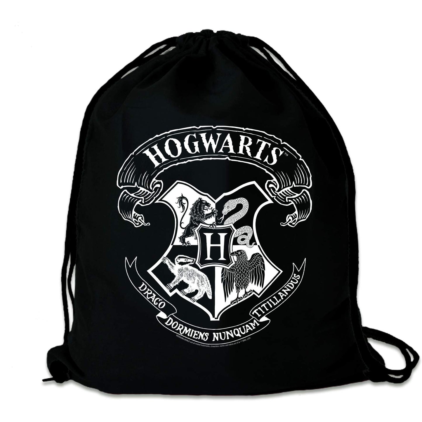 Harry Potter Gym Bag Hogwarts (White)