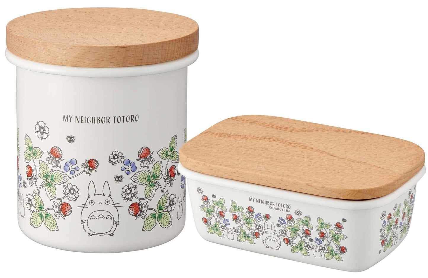 My Neighbor Totoro butter dish with wooden lid Soot Sprites 500 ml