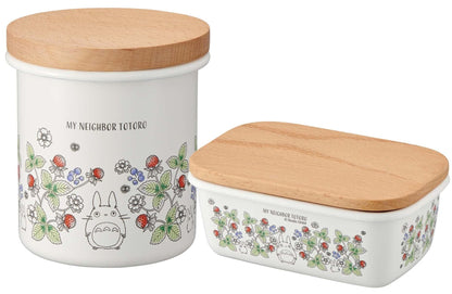 My Neighbor Totoro butter dish with wooden lid Soot Sprites 500 ml