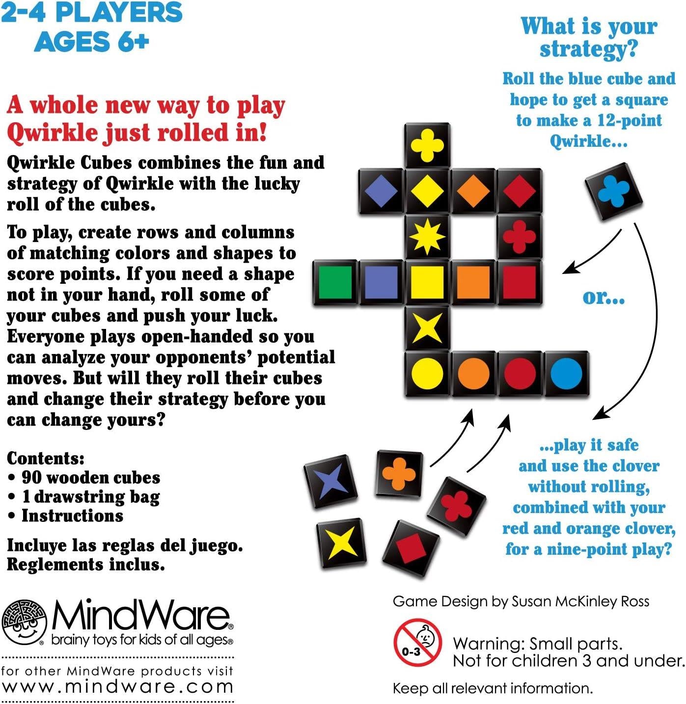 Mindware - Qwirkle Cubes UK /Boardgames