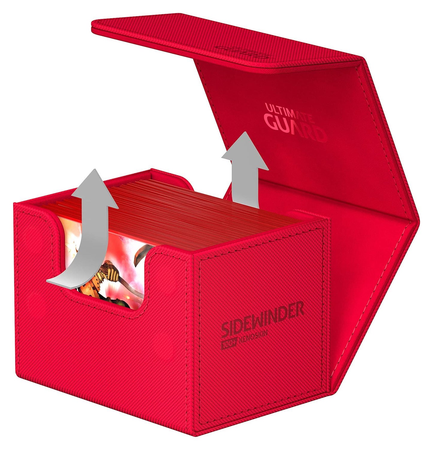 Ultimate Guard Sidewinder 100+ XenoSkin Monocolor Red