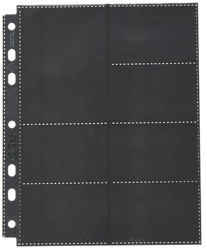 Ultimate Guard 14-Pocket Compact Pages Standard Size & Mini American Black (10)