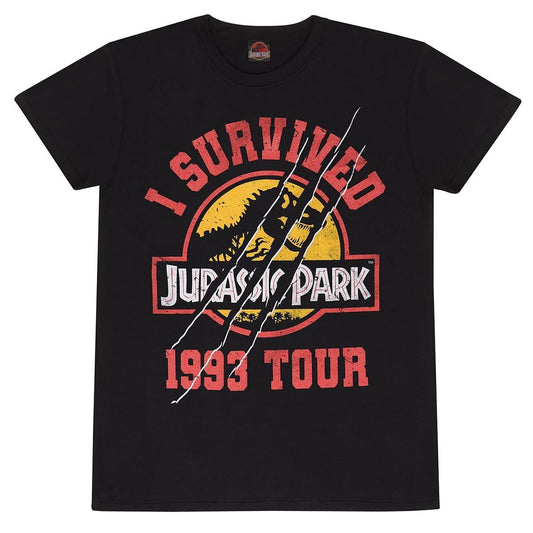 Jurassic Park T-Shirt I Survived 1993 Size S