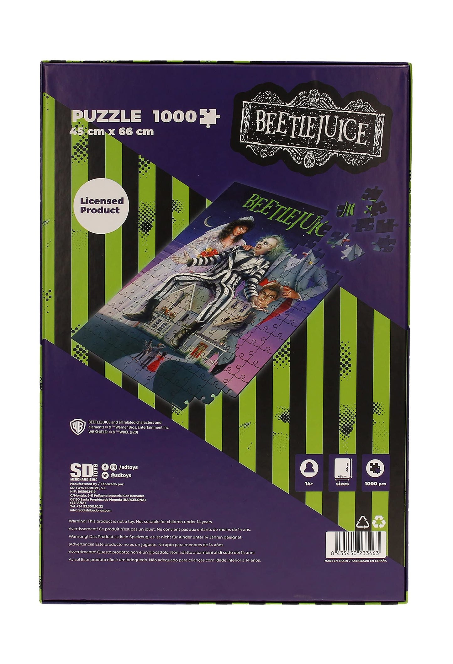 SD TOYS SDTWRN23346 Poster Puzzle Beetlejuice