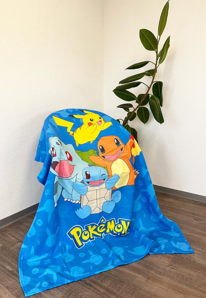 Pokemon Fleece Blanket Starter Pokemon 130 x 160 cm