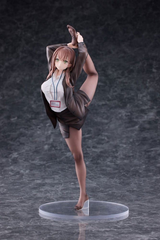 Original Character PVC Statue 1/6 OL-chan Who Doesn't Want to Go to Work White V