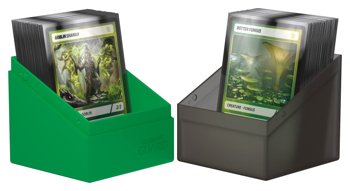 Ultimate Guard Boulder Deck Case 100+ SYNERGY Black/Green