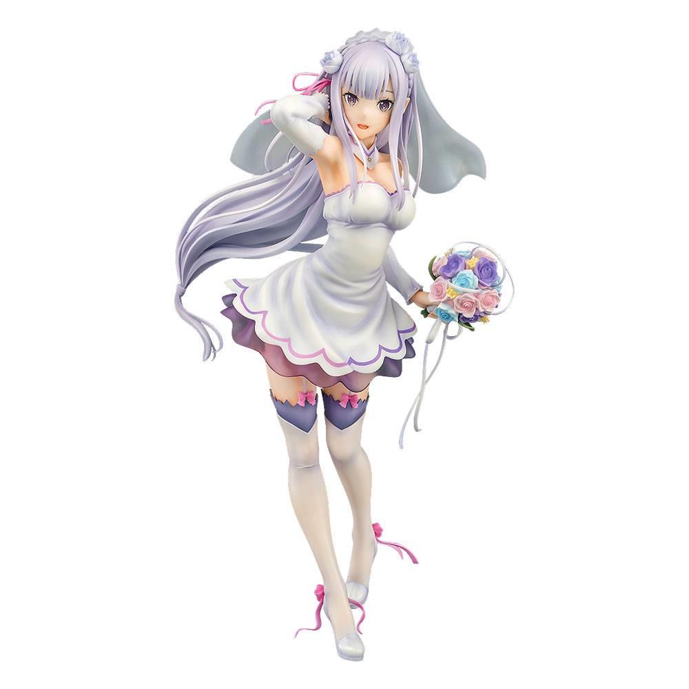 Re:ZERO -Starting Life in Another World- PVC Statue 1/7 Emilia Wedding Ver. 25cm
